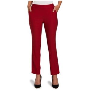 Rafaella Ladies Millenium Stretch Pant NWT size 16 in Rio Red